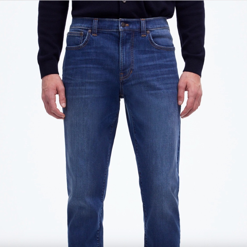 Madewell Men's Athletic Slim Jeans: COOLMAX Denim Edition